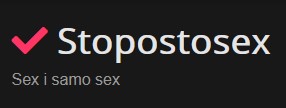 Stopostosex. pornici, video, snimci
